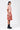 Tropical Print Polo Dress with Contrast Tipping-Light Peach - Genes Lecoanet Hemant