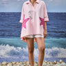 Valentine’s Limited Edition Starfall Cotton Poplin Shirt in blush pink for women