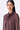 Viscose Satin Regular Fit Draped Top with Band Collar - Genes Lecoanet Hemant