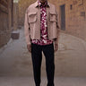 Warm Beige Classic Corduroy Shirt - Genes Online Store