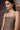 Designer beige cocktail dress women India quilted fabric and sleek silhouette