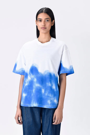 White Cotton Single Jersey T-Shirt