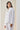 White Linen Shirt with Wide Cuff - Genes Lecoanet Hemant