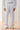 White Linen Trousers with Back Patch Pocket - Genes Lecoanet Hemant