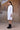 Women white designer shirt dress with cutwork sleeve detailing, luxury fashion India