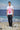 White Premium Cotton Pique Abstract Print Polo T-Shirt