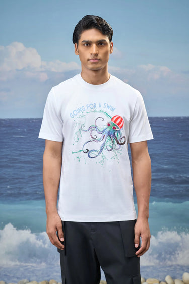White Premium Cotton Single Jersey T-Shirt