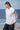 White Giza cotton top for women showing breathable soft fabric texture