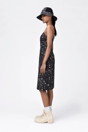 Wild Elegance Linen Corset Dress - Genes Lecoanet Hemant