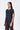 Women's Black Viscose Satin Top - Genes Lecoanet Hemant