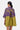 Women's Canopy Print Oversized Cotton Poplin Shirt Bright Olive - Genes Lecoanet Hemant
