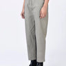 Women's Cotton Heavy Twill Trousers -Taupe - Genes Lecoanet Hemant