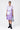 Women's Landscape Print A-Line Cotton Poplin Dress-Amethyst - Genes Lecoanet Hemant