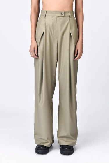 Women's Poly Wool Trousers - Genes Lecoanet Hemant