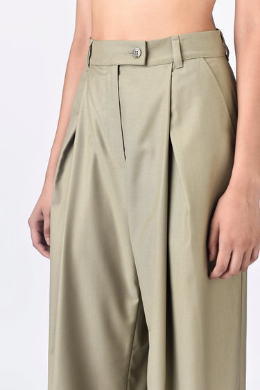 Women's Poly Wool Trousers - Genes Lecoanet Hemant