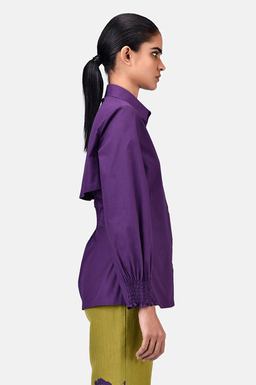 Women's Regular Fit Cotton Button-Down Shirt - Genes Lecoanet Hemant