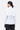 Women's Regular Fit Cotton Button-Up Shirt-White - Genes Lecoanet Hemant