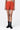 Women's Regular Fit Cotton Light Twill Shorts Coral Orange - Genes Lecoanet Hemant