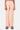 Women's Straight Fit Cotton Light Twill Cargo Trousers-Light Peach - Genes Lecoanet Hemant
