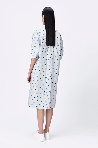 Women's Stripe Gize Cotton Dress - Genes Lecoanet Hemant