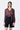 Women's Viscose Satin Shirt - Chocolate Brown - Genes Lecoanet Hemant