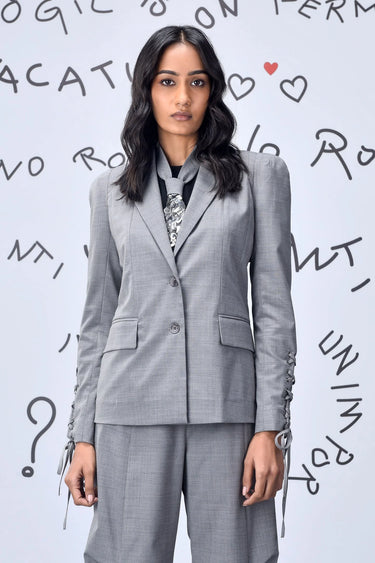 Women's Wool Slim Fit Jacket - Genes Online Store