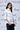 Women Scribble Text Semi Fit Shirt - Genes Online Store