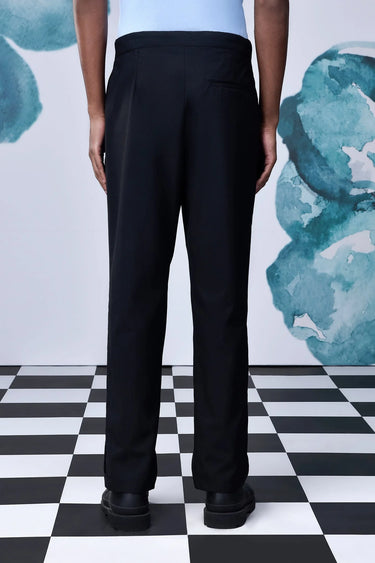 Wool Drawstring Semi Fit Pants - Genes Online Store