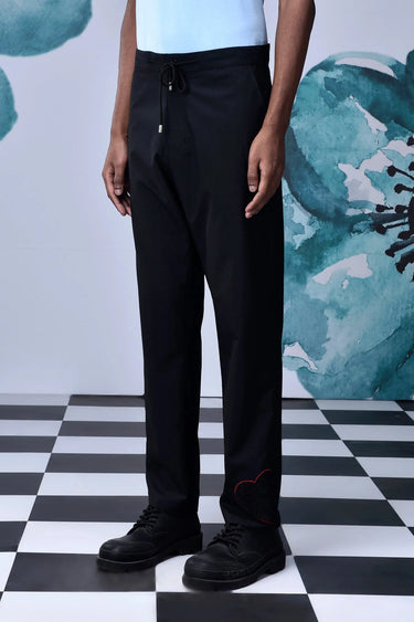 Wool Drawstring Semi Fit Pants - Genes Online Store