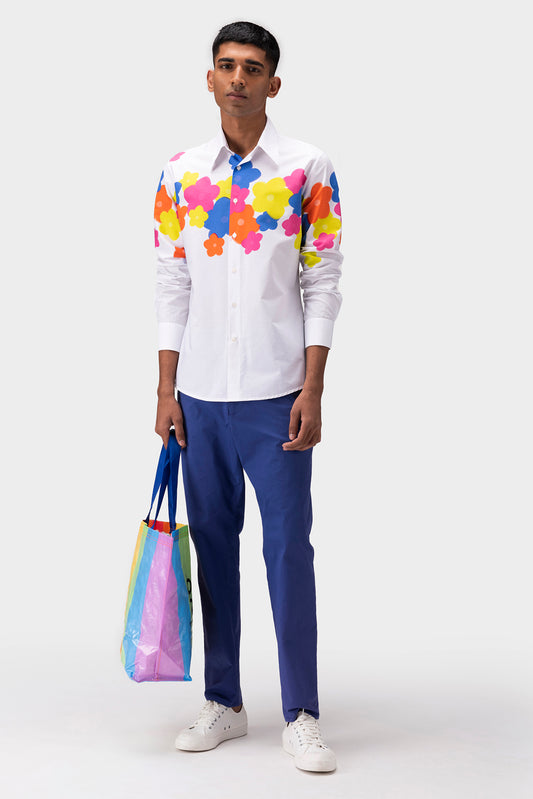 Multicoloured Florals Mens Shirt