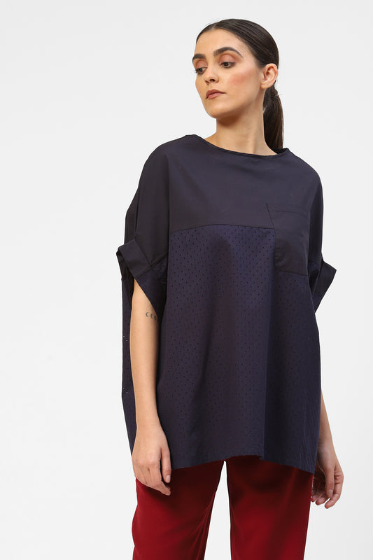 Perforated Top with Patch Pocket