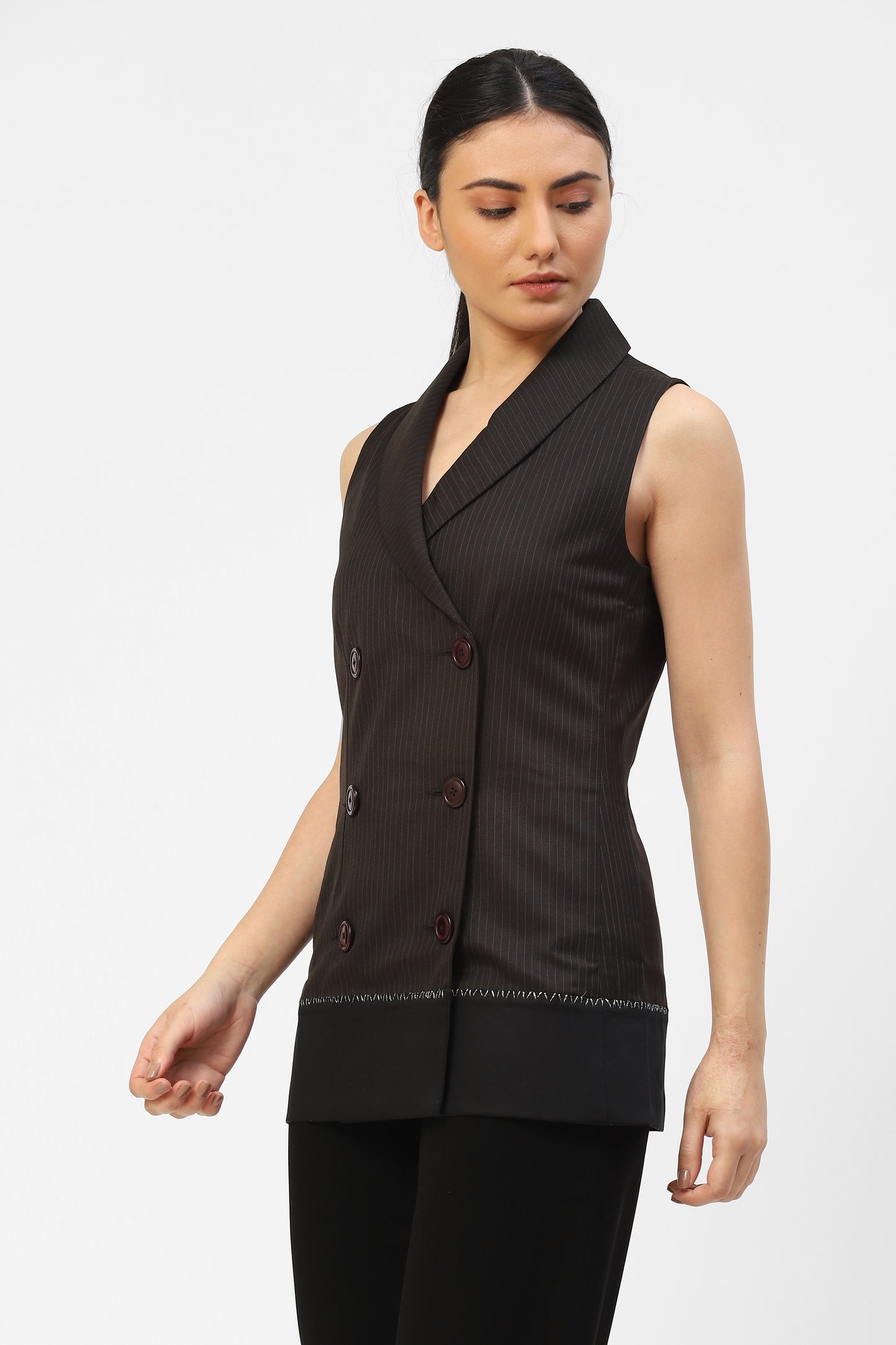 Double Breasted Womens Waistcoat