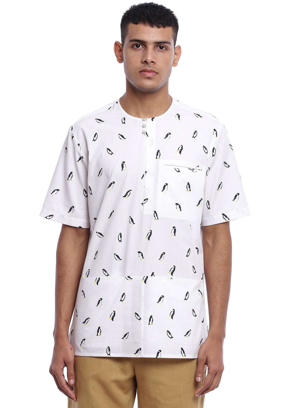Penguin Print Shirt - Genes online store 2020