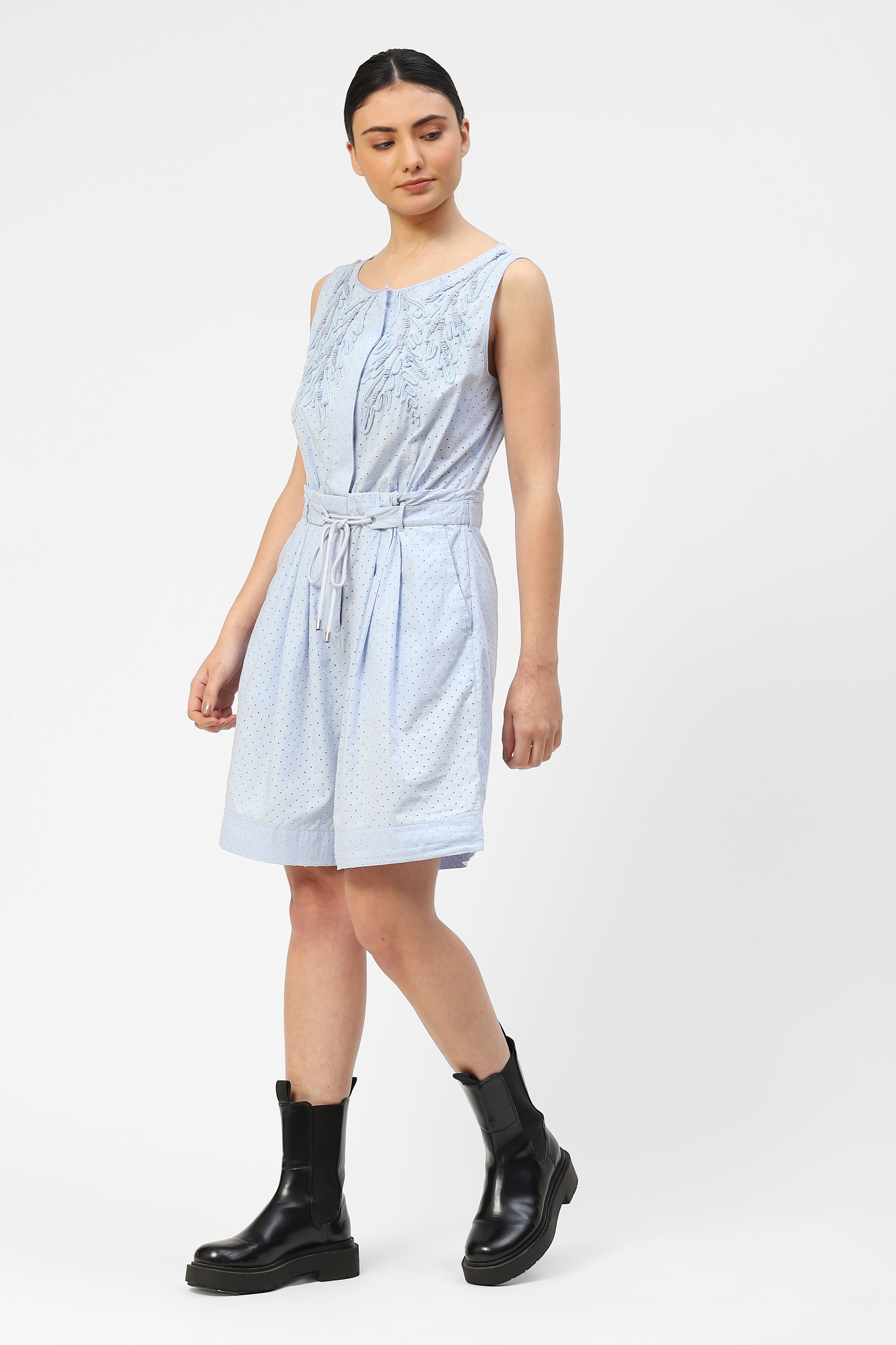 Perforated Playsuit