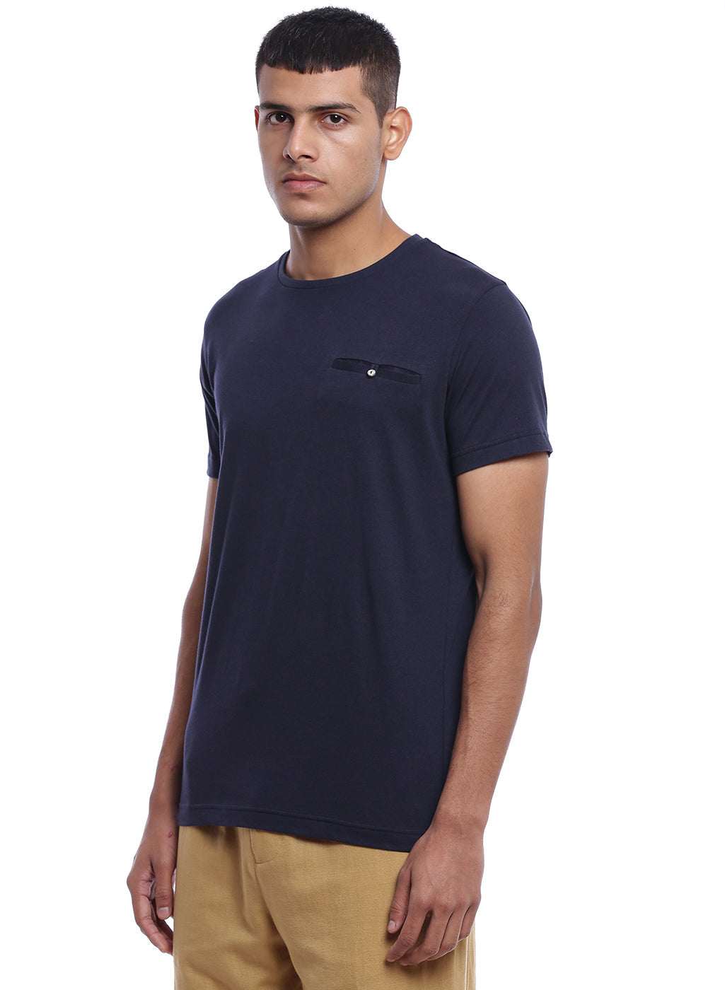 Blue Cotton T-shirt - Genes online store 2020