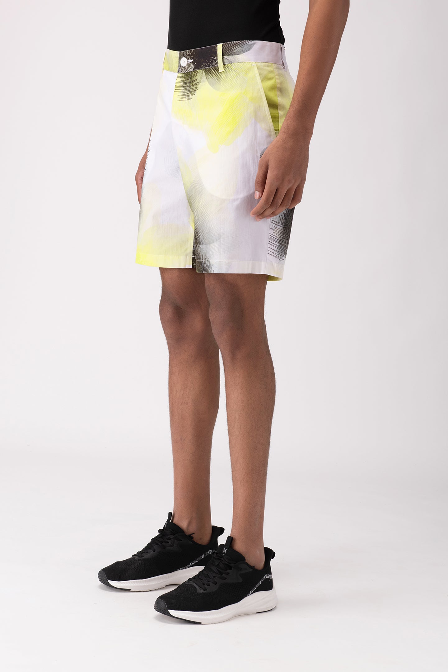 Ombre Floral Mens Shorts