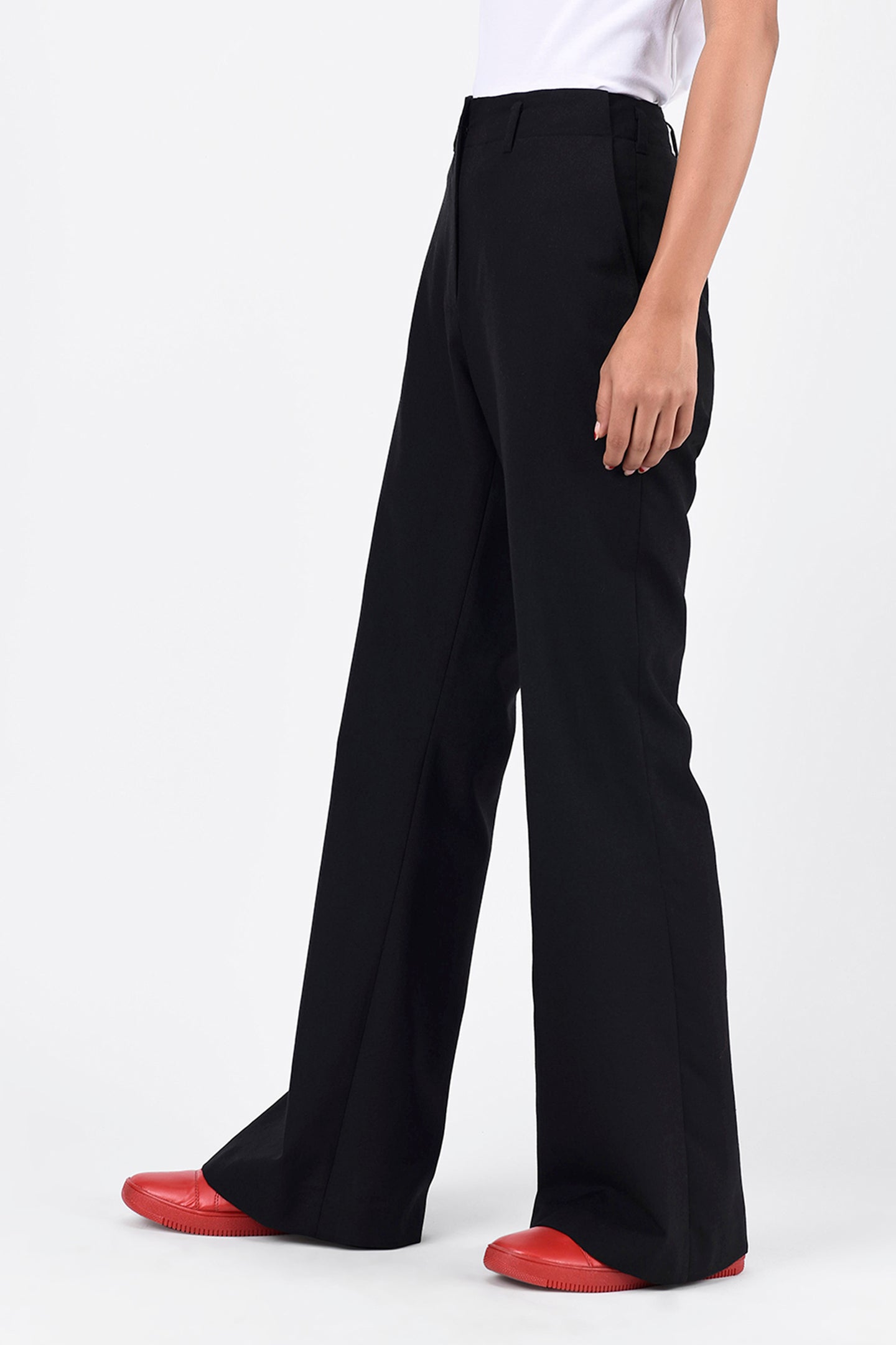 Slim Fit Bootcut Womens Trousers
