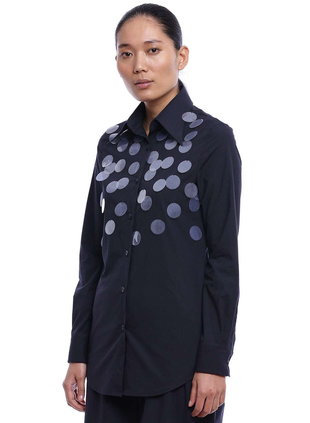 Sequin Embroidered Shirt - Genes online store 2020