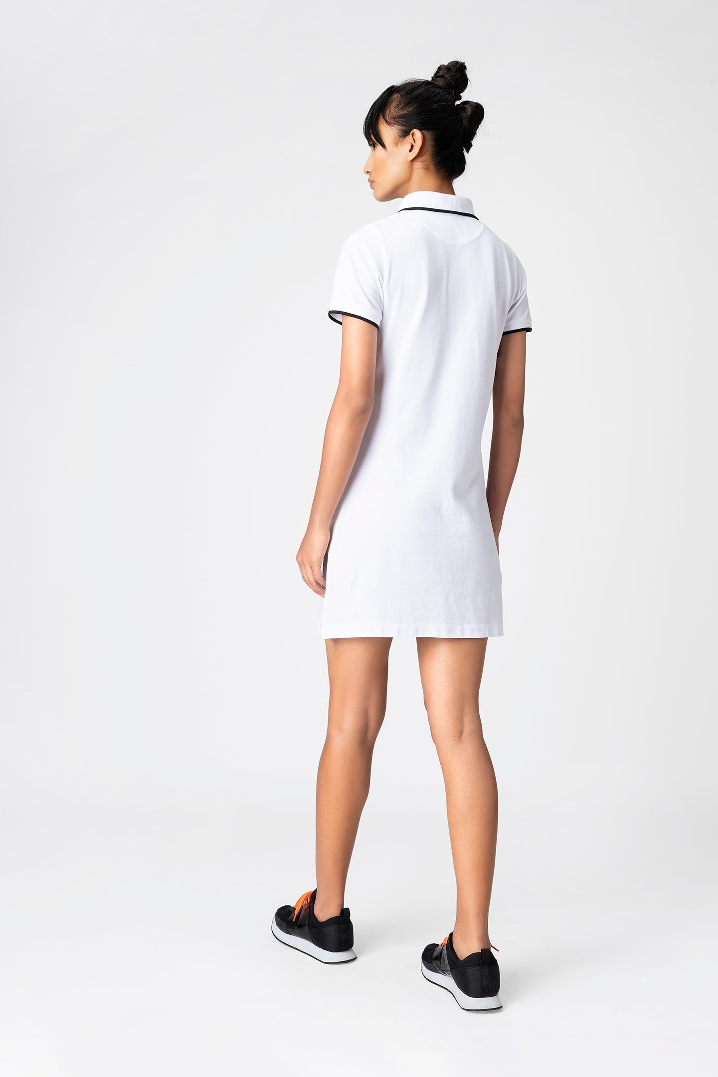 logo-dress-with-asymmetric-hemline - Genes online store 2020