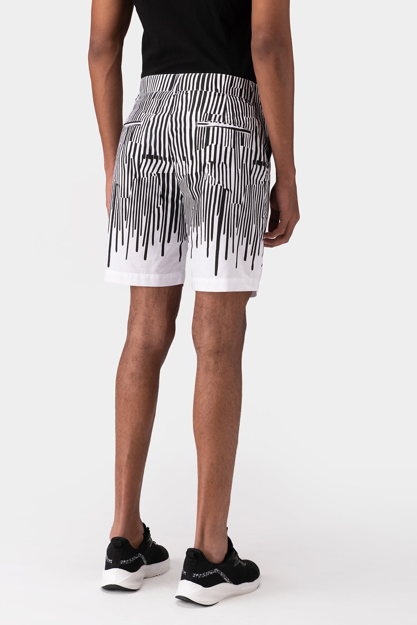 Abstract Striped Short