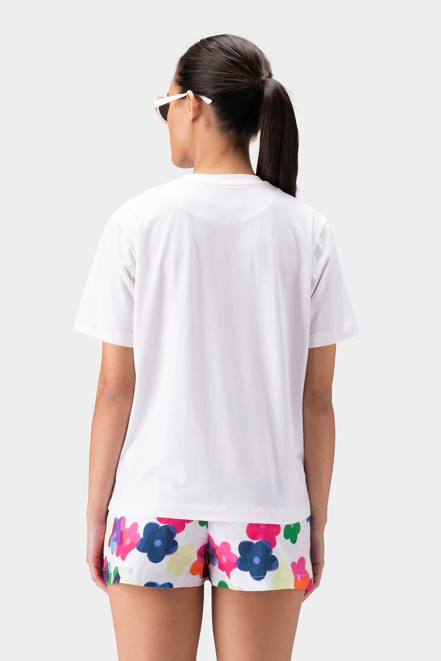 Multicolored Genes Florals Womens T-Shirt