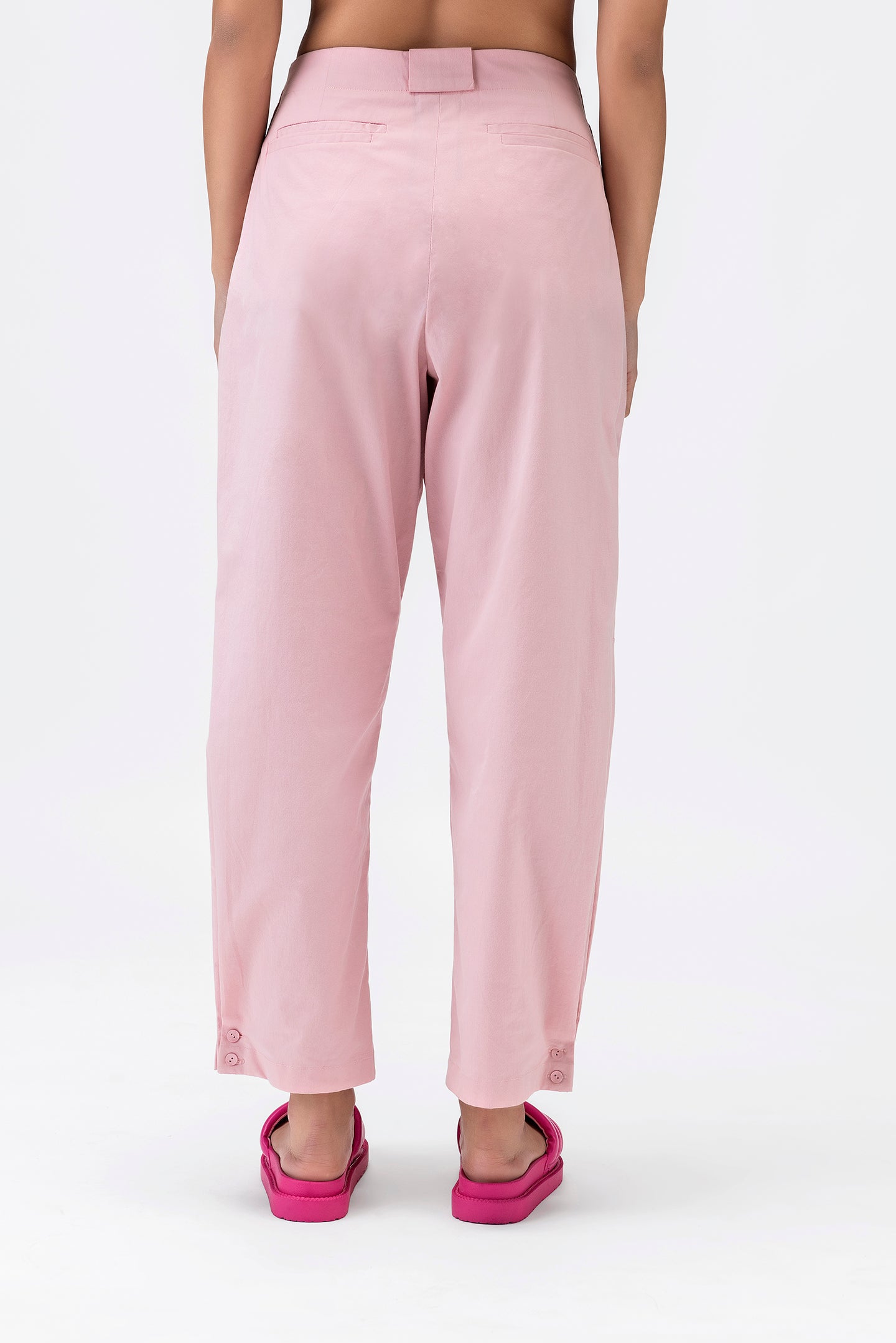 Womens Trousers With Inverted Box Pleats