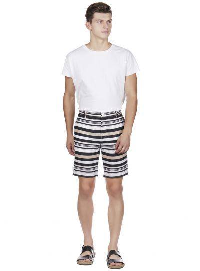 SHADES OF SUMMER STRIPED SHORTS - Genes online store 2020