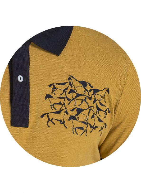 EMBROIDERED EQUESTRIAN POLO - Genes online store 2020